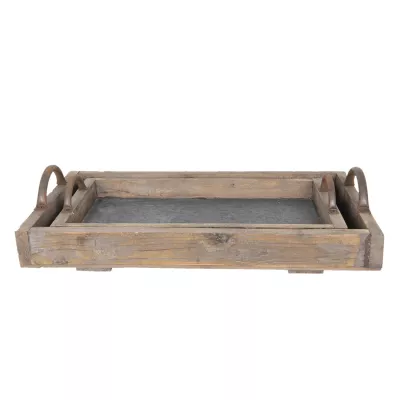 Clayre & Eef Tablett (set 2) 66x37x15 cm  
