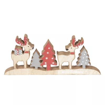Clayre & Eef Dekoration Weihnachten 22x9x2 cm