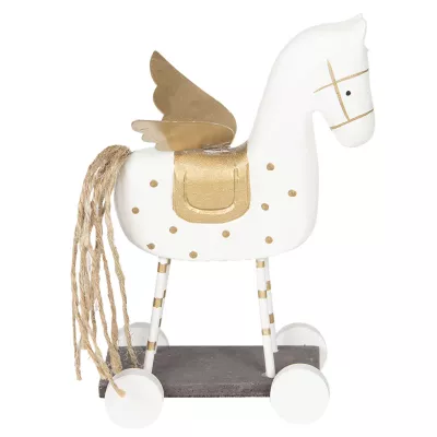 Clayre & Eef Dekoration Pferd 19x7x12 cm