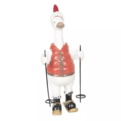 Clayre & Eef Dekoration Gans 23x9x10 cm
