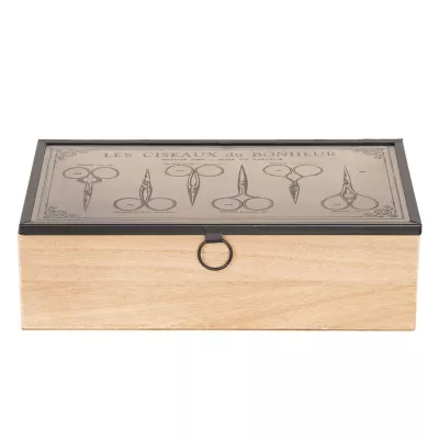 Clayre & Eef Sewing box 24x14x7 cm