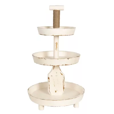 Clayre & Eef Etagere Ø 39x66 cm
