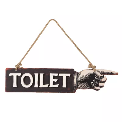 Clayre & Eef Textschild 39x2x8 cm
