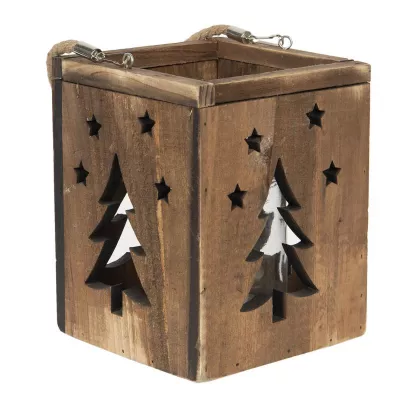 Clayre & Eef Teelichthalter   15x15x19 cm