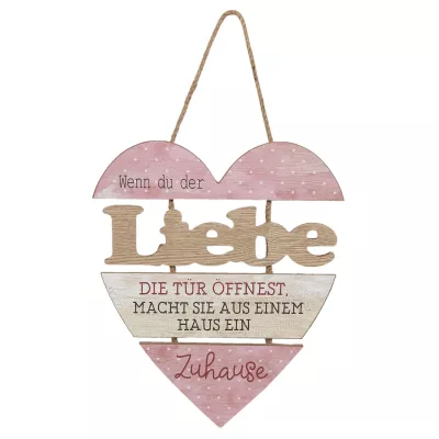 Clayre & Eef Textschild 30x1x45 cm