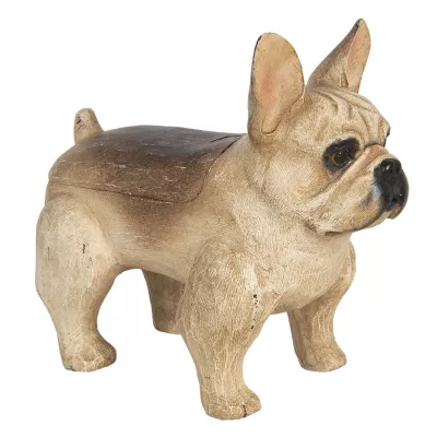 Clayre & Eef Dekoration Hund 27x13x24 cm