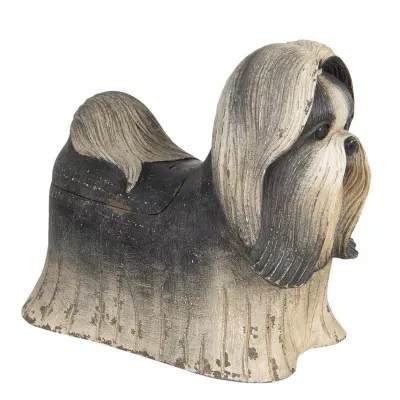 Clayre & Eef Dekoration Hund 24x12x20 cm