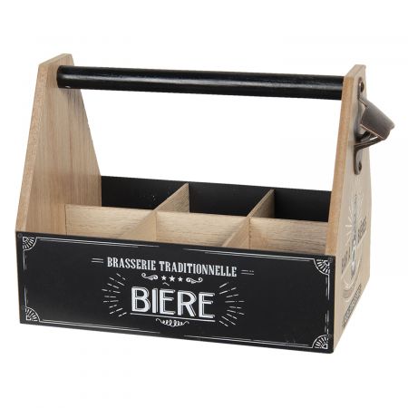 Clayre & Eef Flaschenregal mit» 29x19x20 cm