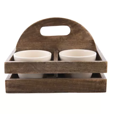 Clayre & Eef Blumentopf Halter 23x23x14 cm