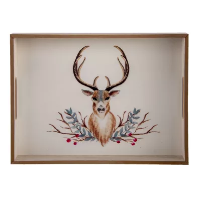 Clayre & Eef Tablett 40x30x5 cm