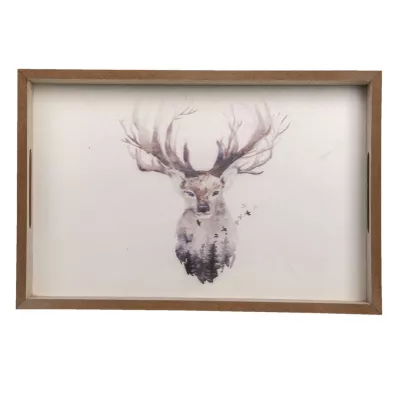 Clayre & Eef Tablett 30x20x4 cm
