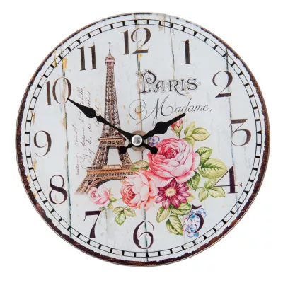 Clayre & Eef Wanduhr PARIS Madame ca. 17 x 4 x 17 cm