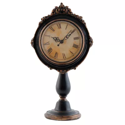 Clayre & Eef Standuhr dunkel 16x10x28 cm