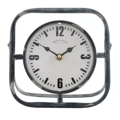 Clayre & Eef Tischuhr 18x9x18 cm / 1xAA