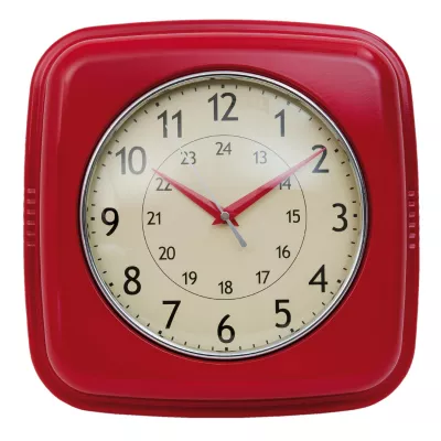 Clayre & Eef Uhr 28x28x8 cm / 1xAA
