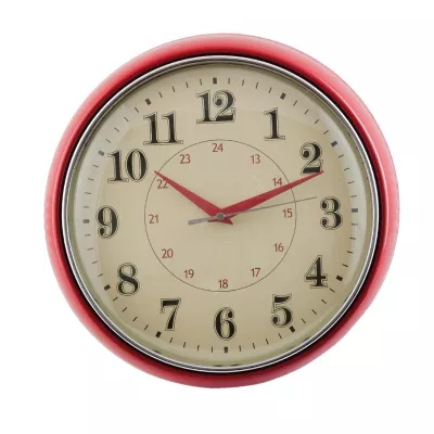 Clayre & Eef Uhr Ø 28x8 cm / 1xAA