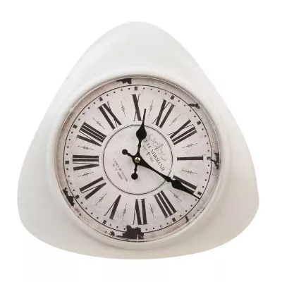 Clayre & Eef Wanduhr Dreieck 31x4x32 cm