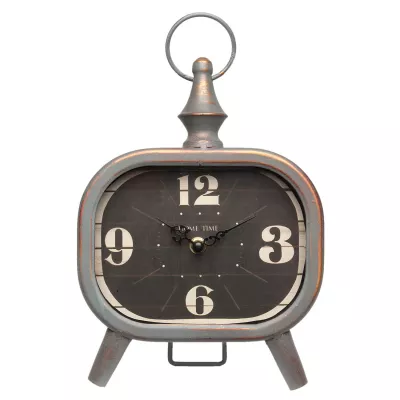 Clayre & Eef Uhr "Home Time" 19x6x30 cm 