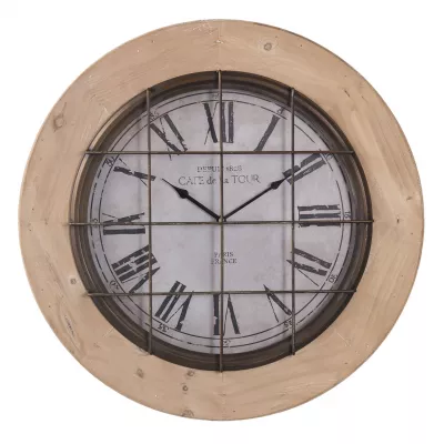 Clayre & Eef Uhr Ø 55x5 cm / 1xAA