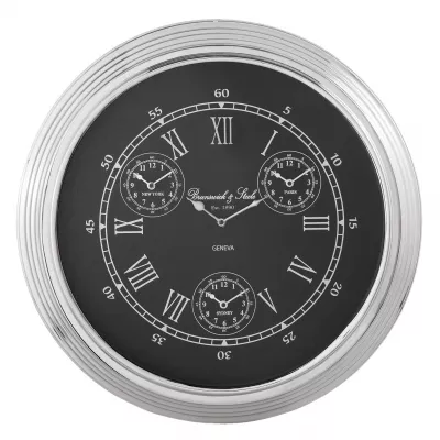 Clayre & Eef Wanduhr Ø 48x7 cm / 4xAA