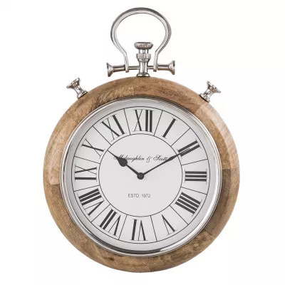 Clayre & Eef Uhr 38x9x50 cm / 1xAA