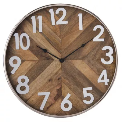 Clayre & Eef Wanduhr Ø 50x6 cm / 1xAA