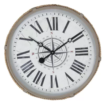 Clayre & Eef Wanduhr Ø 54x6 cm / 1xAA