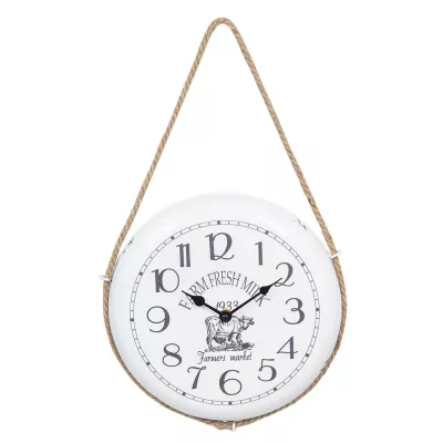 Clayre & Eef Wanduhr Ø 25x3 cm / 1xAA