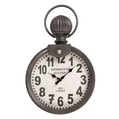 Clayre & Eef Wanduhr 30x13x49 cm / 1xAA