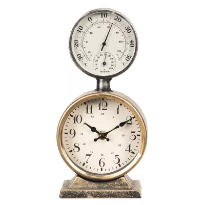 Clayre & Eef Tischuhr 13x6x27 cm / 2xAA