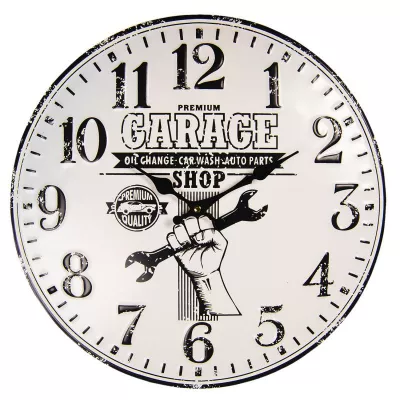 Clayre & Eef Wanduhr Ø 40x4 cm / 1xAA