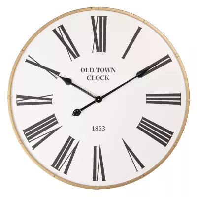 Clayre & Eef Wanduhr Ø 60x4 cm / 1xAA