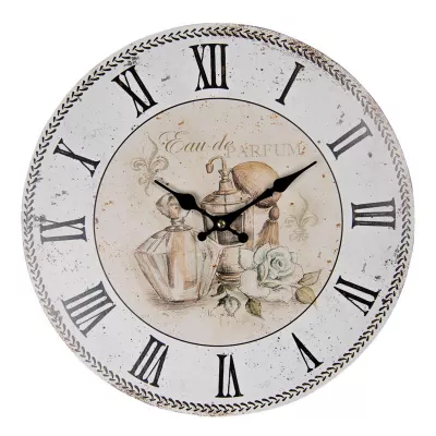 Clayre & Eef Wanduhr Ø 34x4 cm / 1xAA