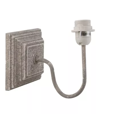 Clayre & Eef Wandlampe Lampenfuß aus Eisen 20x28x27 cm E27 / 60W