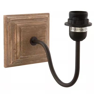 Clayre & Eef Wandlampe Lampenfuß aus Eisen 20x28x27 cm E27 / 60W