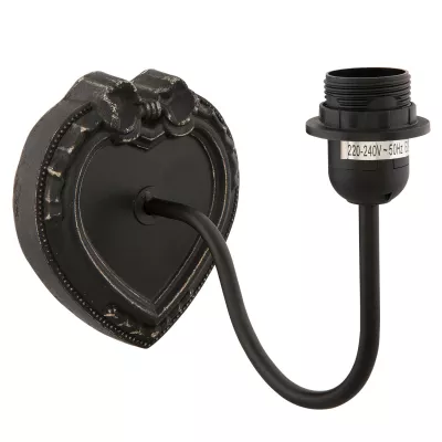 Clayre & Eef Wandlampe Lampenfuß aus Eisen 20x32x24 cm E27 / 60W