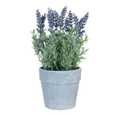 Clayre & Eef Kunstblume Lavendel im Topf 25 cm