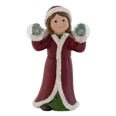 Fensterdeko mit Saugnapf Mädchen ca. 15 x 13 x 29 cm