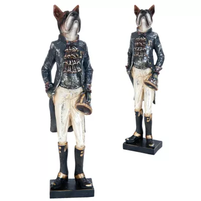 Clayre & Eef Dekoration Hund 11x9x37 cm
