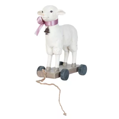 Clayre & Eef Dekoration sheep 17x9x20 cm
