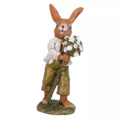 Clayre & Eef Dekofigur Kaninchen 12 cm