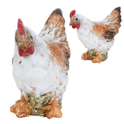 Clayre & Eef Dekoration chicken 9 cm