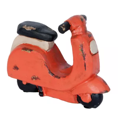 Clayre & Eef Scooter Roller rot ca. 15 x 6 x 12 cm