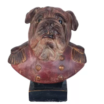 Clayre & Eef Figur Hund Büste ca. 28 x 19 x 32 cm