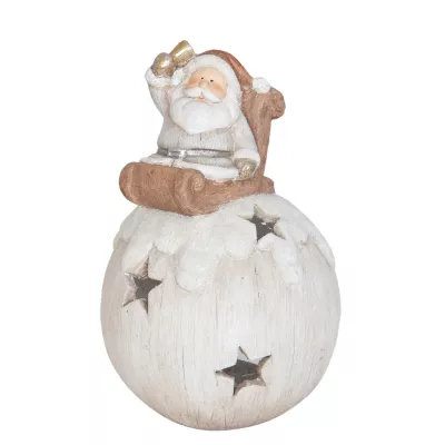 Clayre & Eef Santa 25x25x39 cm
