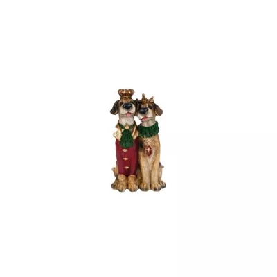 Clayre & Eef Dekofigur Hund 13x9x23 cm