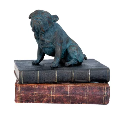 Clayre & Eef Dekofigur Hund 18x14x17 cm