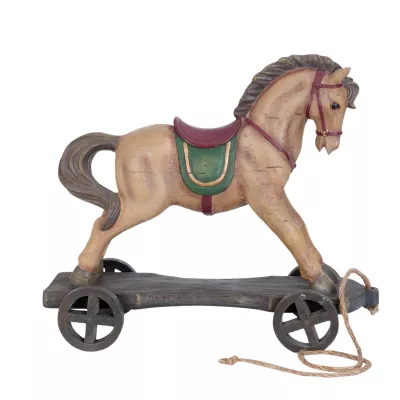 Clayre & Eef Dekofigur Pferd 38x10x33 cm