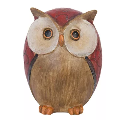 Clayre & Eef Dekoration owl 14 cm