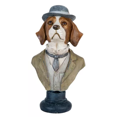 Clayre & Eef Dekoration Hund 25 cm